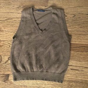 Brandy Melville Brown Sweater Vest